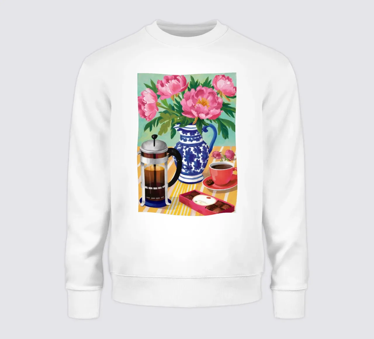 Caffè Peonia Bliss felpa da Muse Artworks