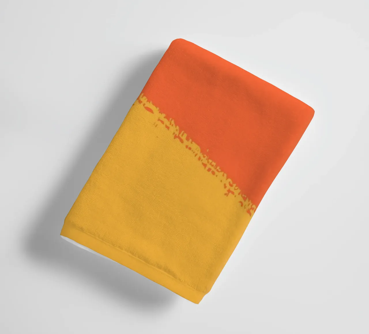 warm colors gradient towel by pastel color shape