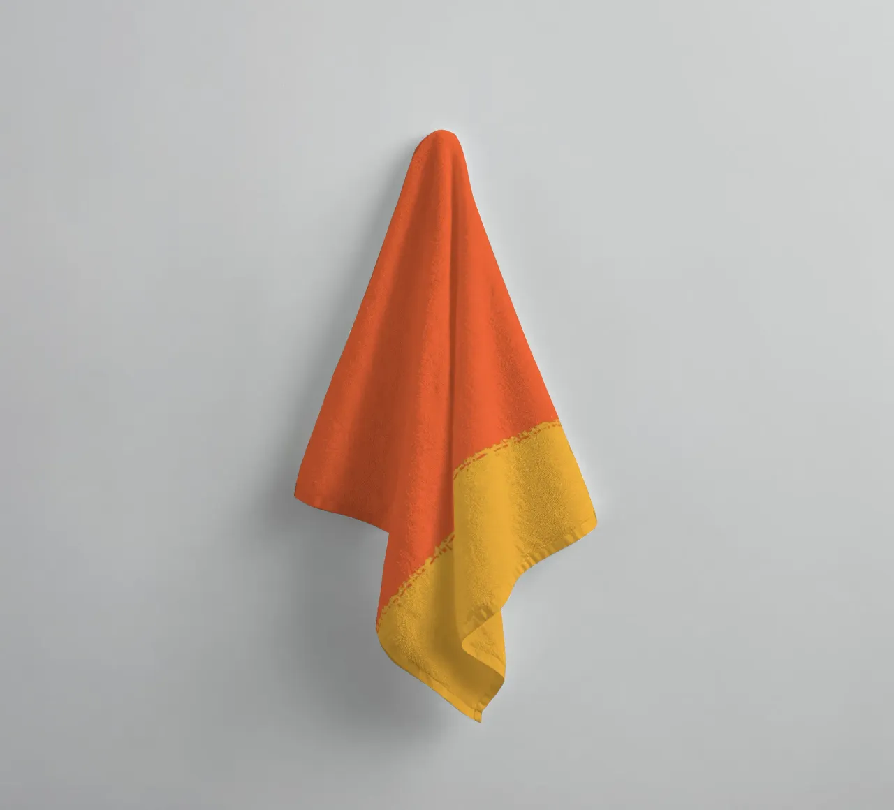 warm colors gradient towel by pastel color shape