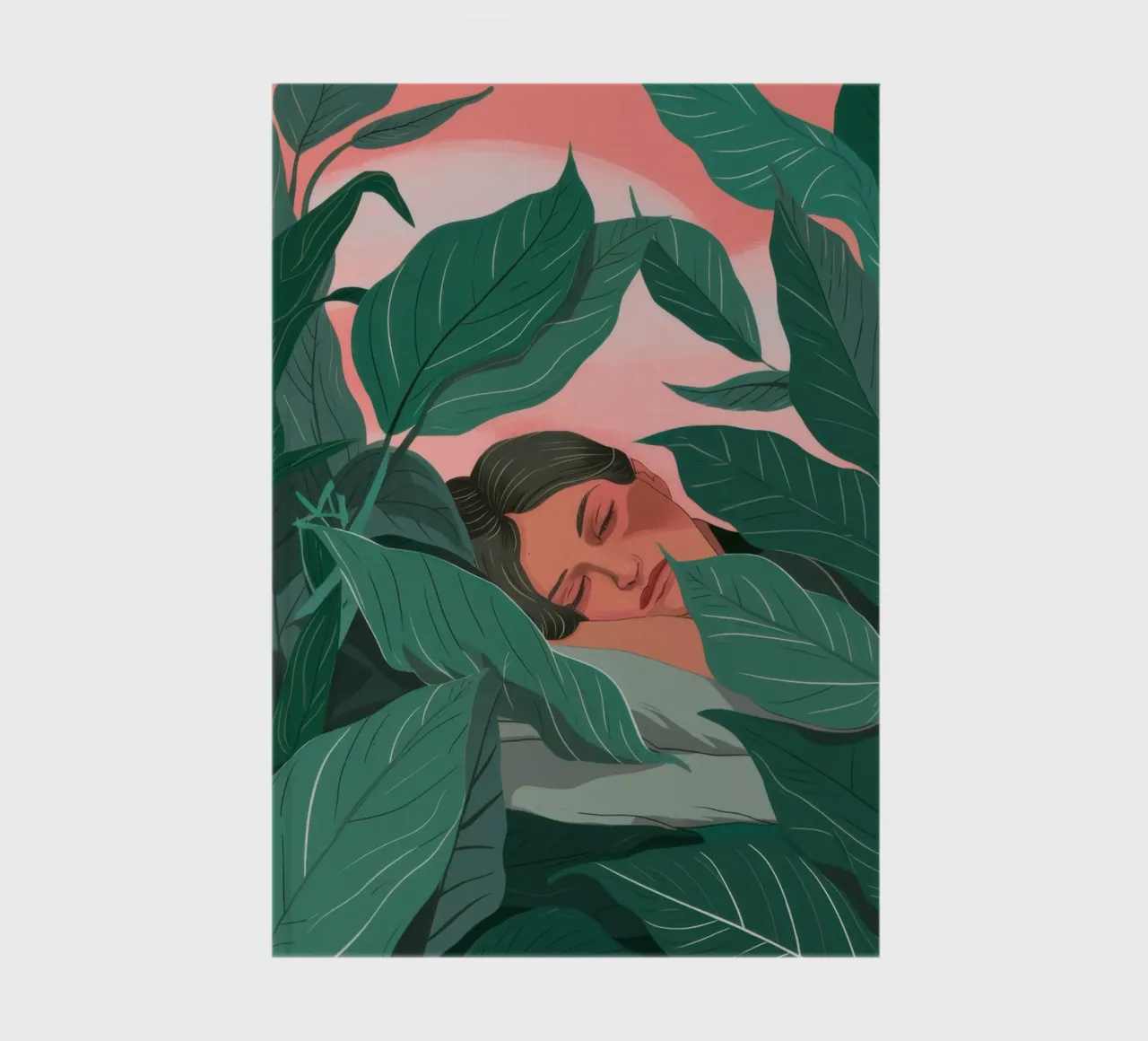 Sleeping in the Jungle notebook by Pale Aura