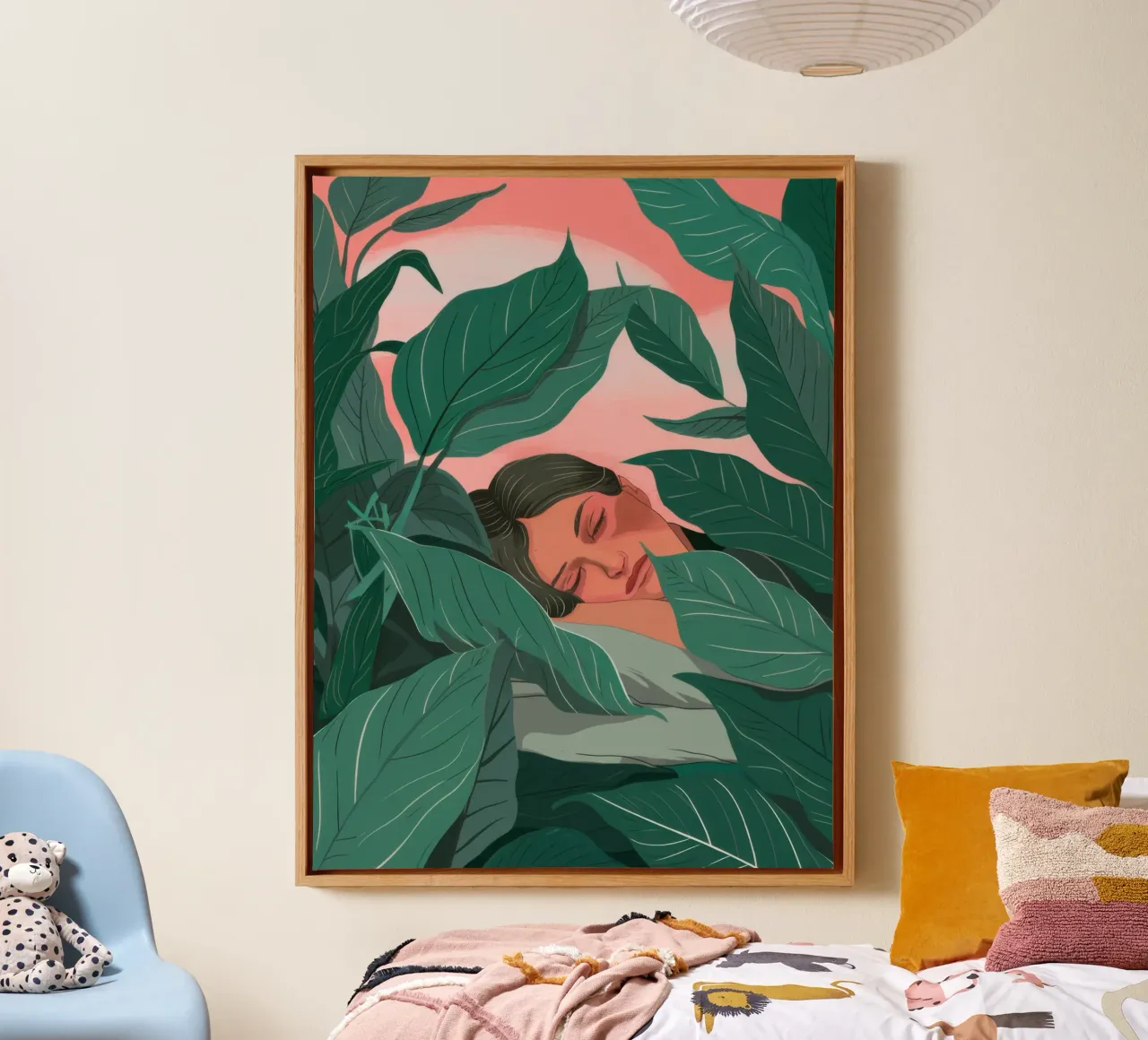 Sleeping in the Jungle canvas by Pale Aura