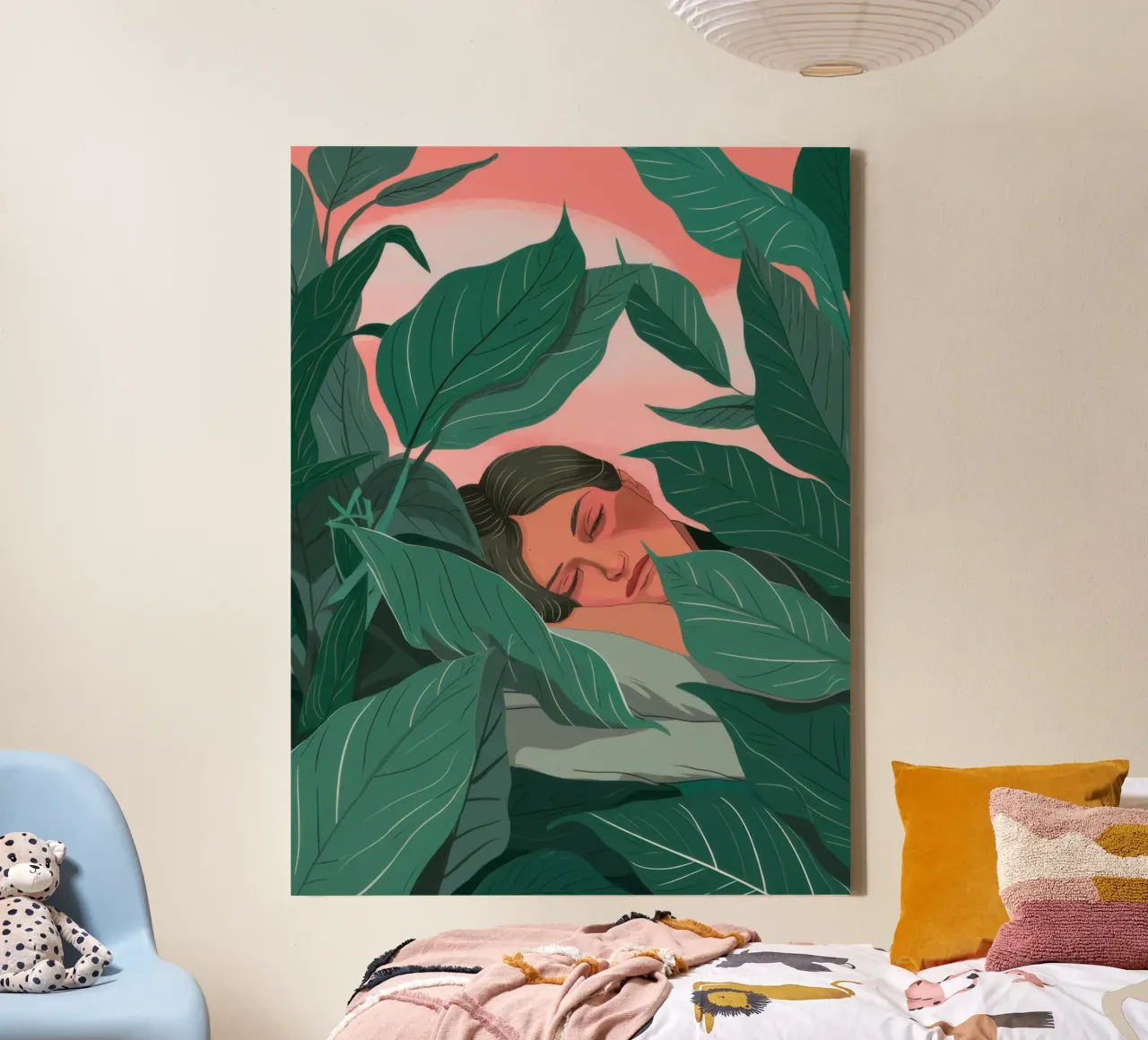 Sleeping in the Jungle canvas by Pale Aura