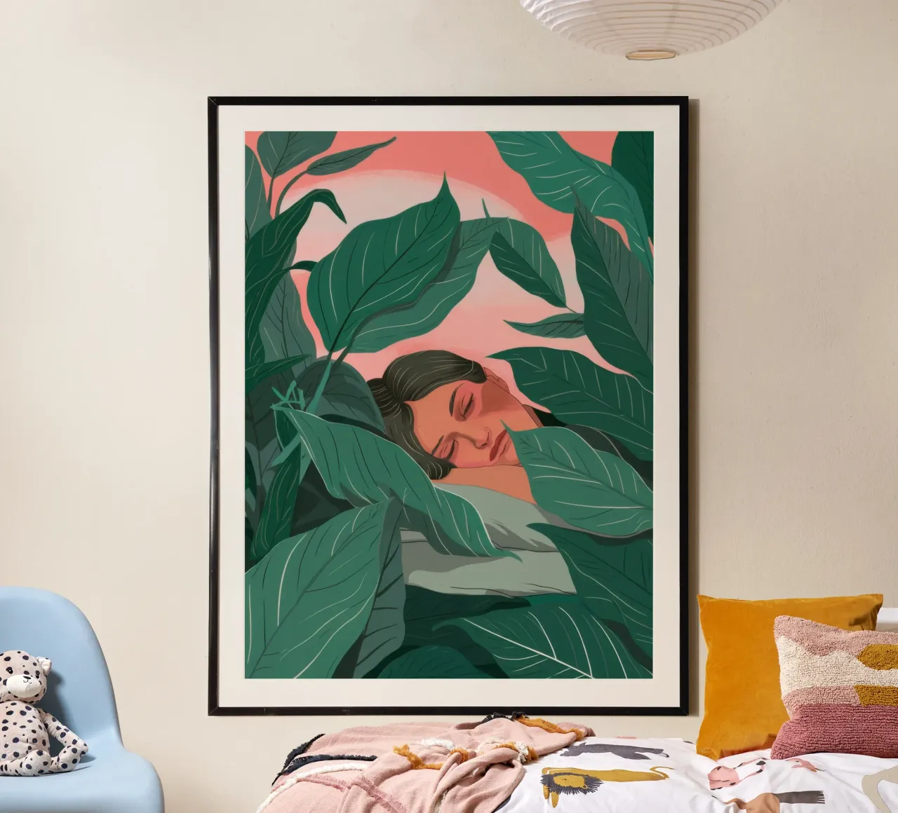 Dormir en la jungla hahnemühle de Pale Aura