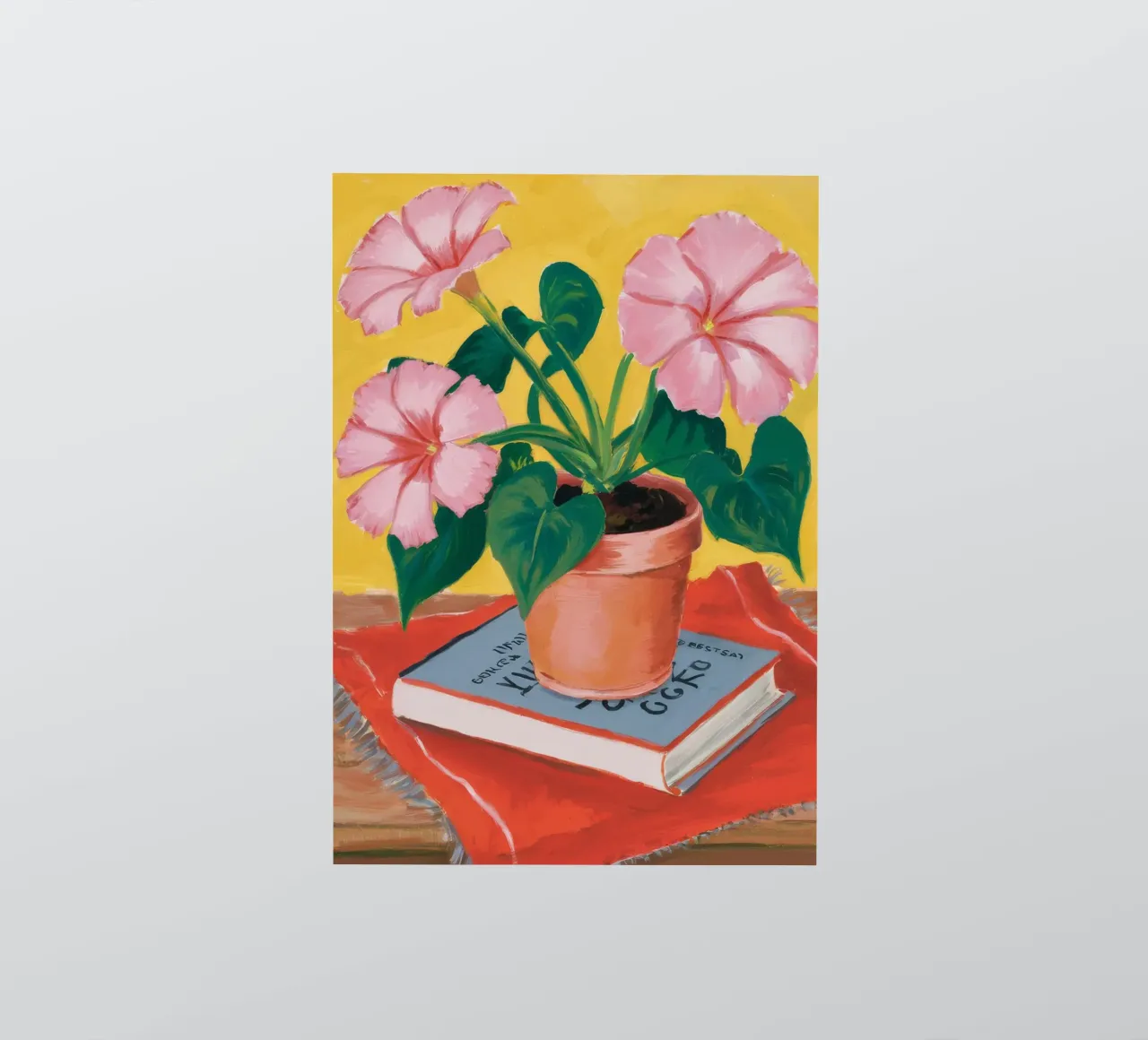 Pink Bloom Bookrest sticker by Muse Artworks