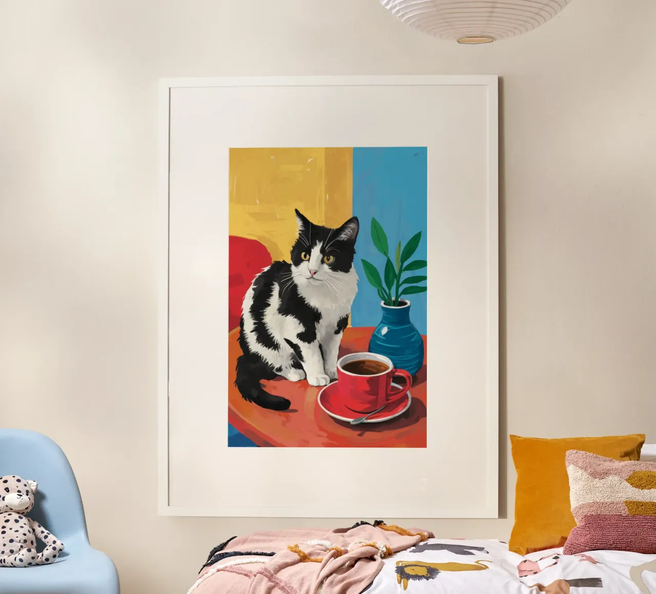Gatto Tuxedo Caffè carta hahnemühle da Stone Decade