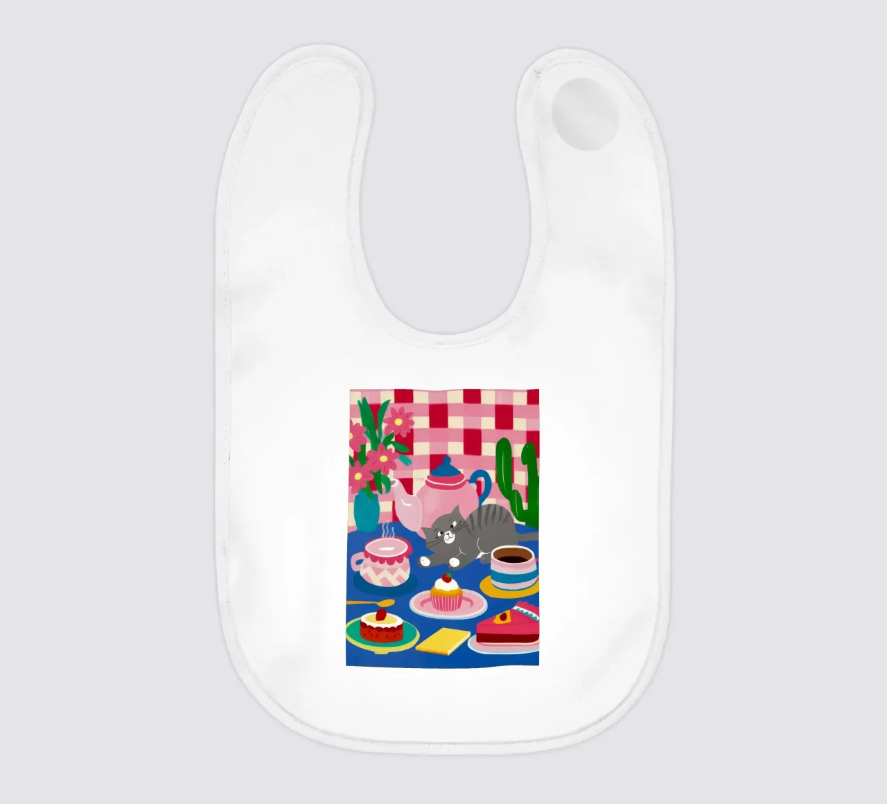 Tea Party felino bavaglino da Muse Artworks