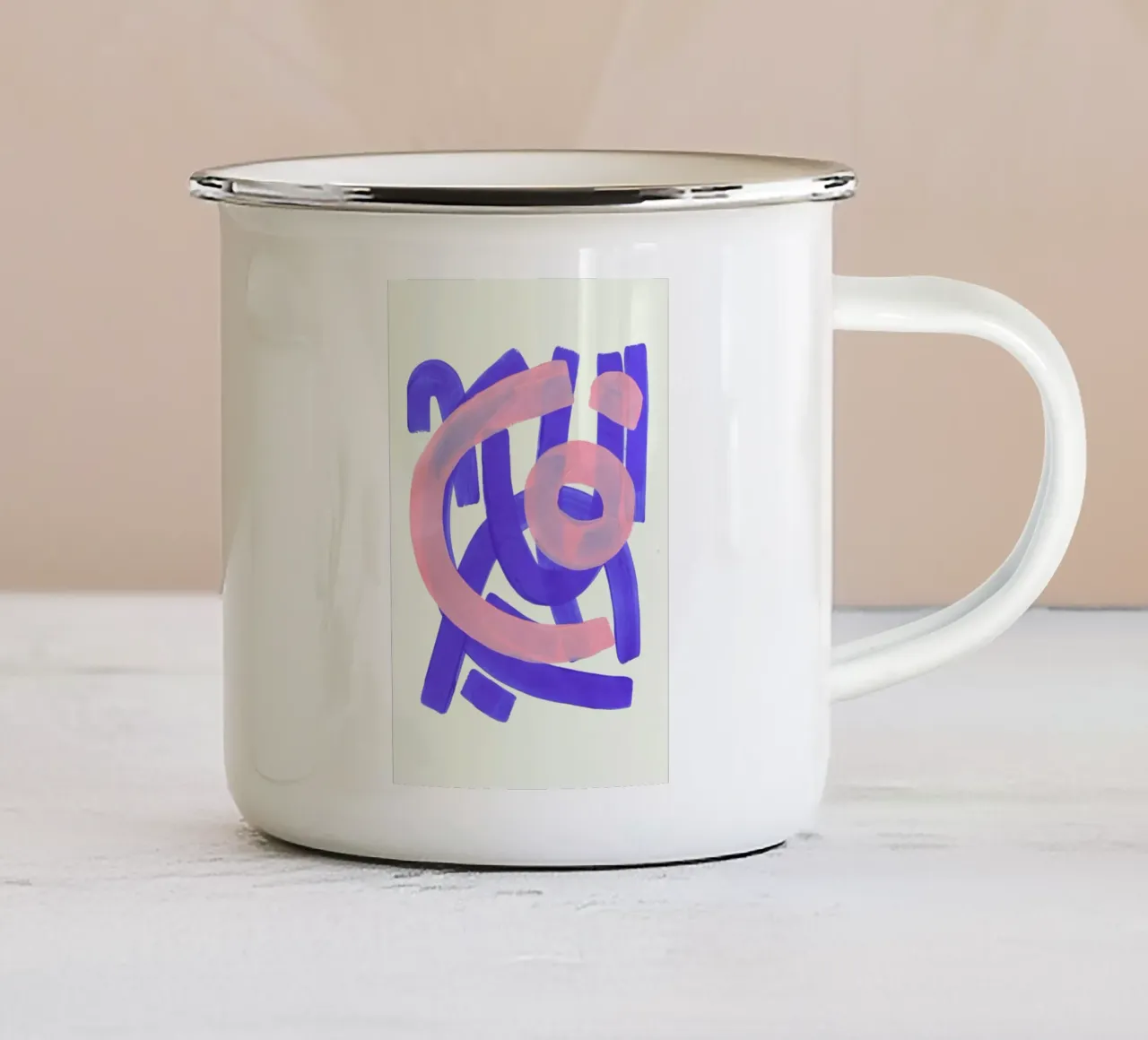 Funky Beat tazza in smalto da EnShape