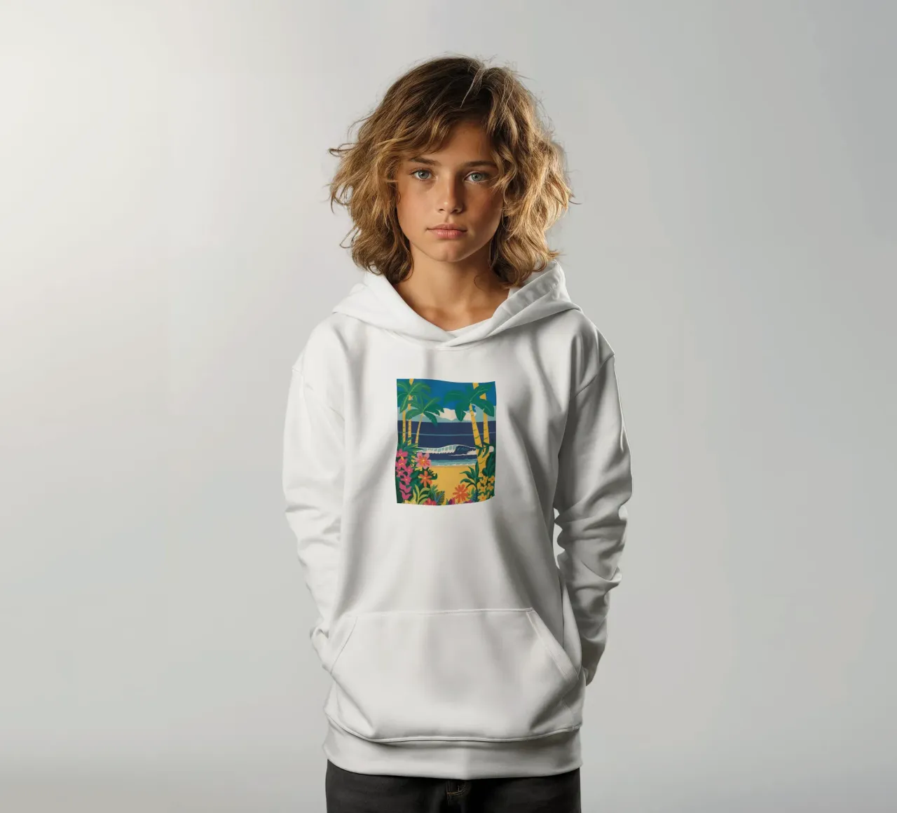 Amaca Seaside Serenity felpa bambino con cappuccio da Pale Aura