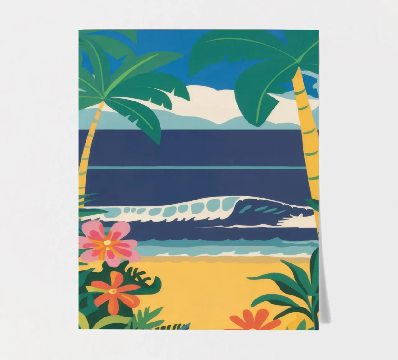 Hammock Seaside Serenity sticker sheet by Pale Aura