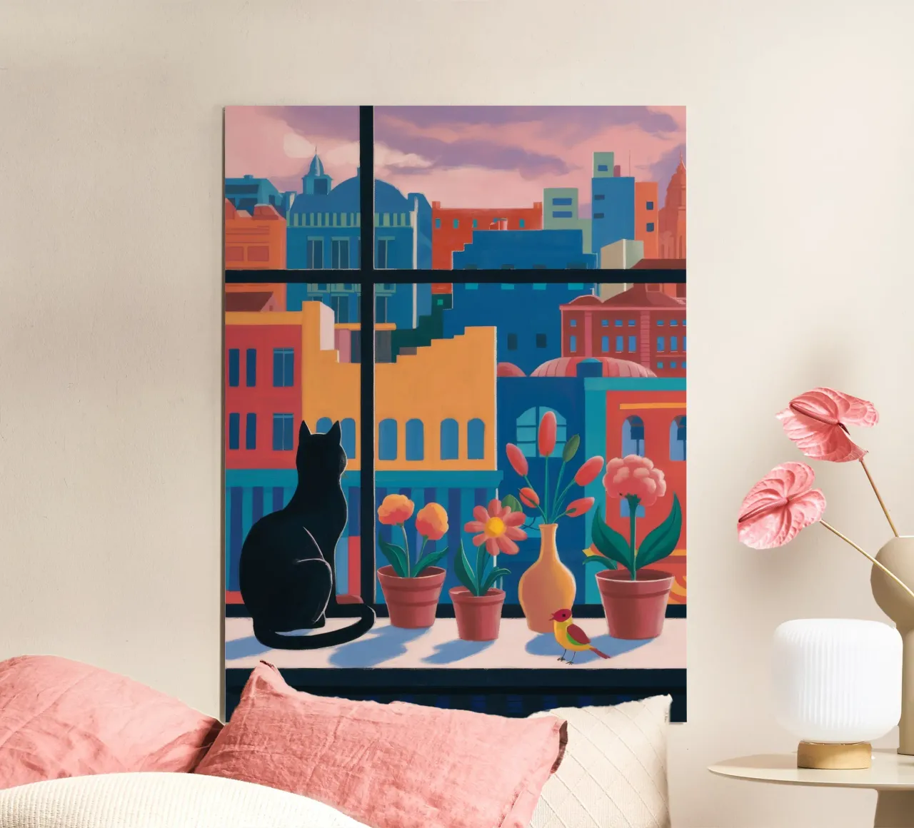 Gato de escaparate poster de Stone Decade