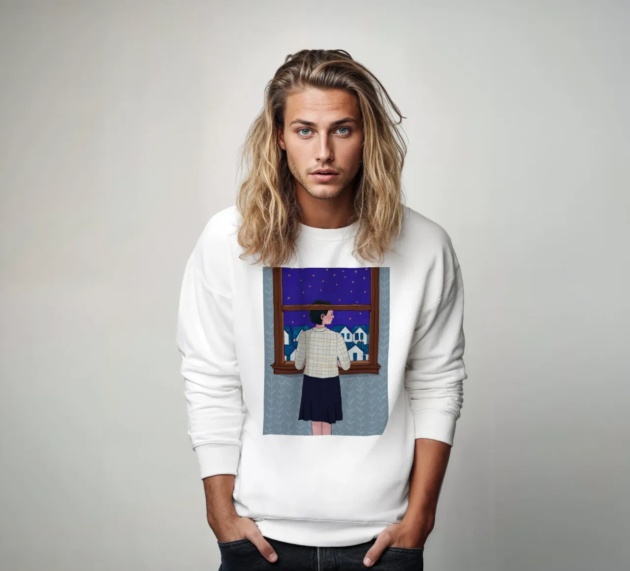 Fensterglasnacht Sweatshirt von Sentinel Glow
