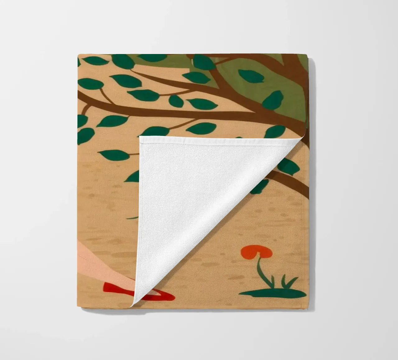 Windmill Field Repose beach towel by Pale Aura