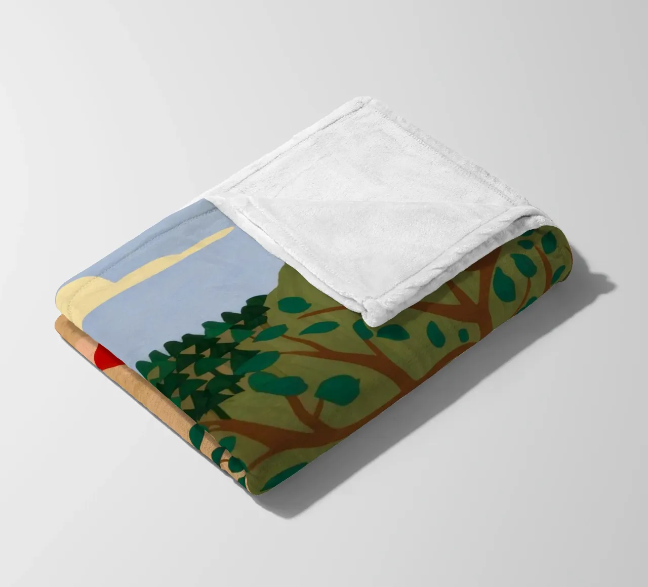Windmill Field Repose fleece blanket by Pale Aura