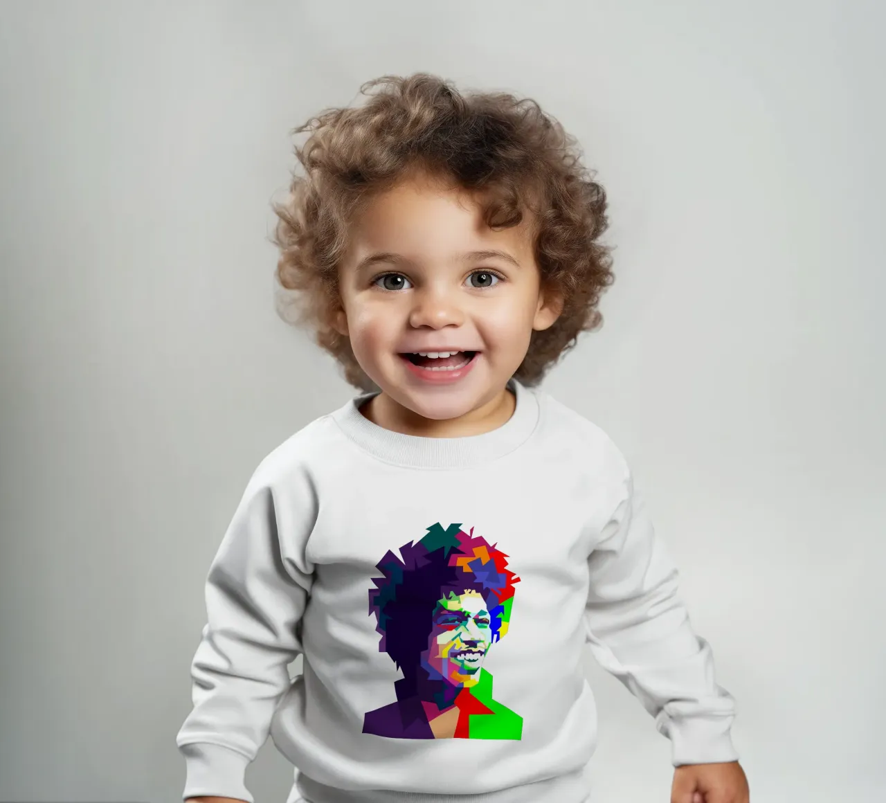 Jimi Hendrix Musica rock e blues WPAP felpa neonato da Artkreator