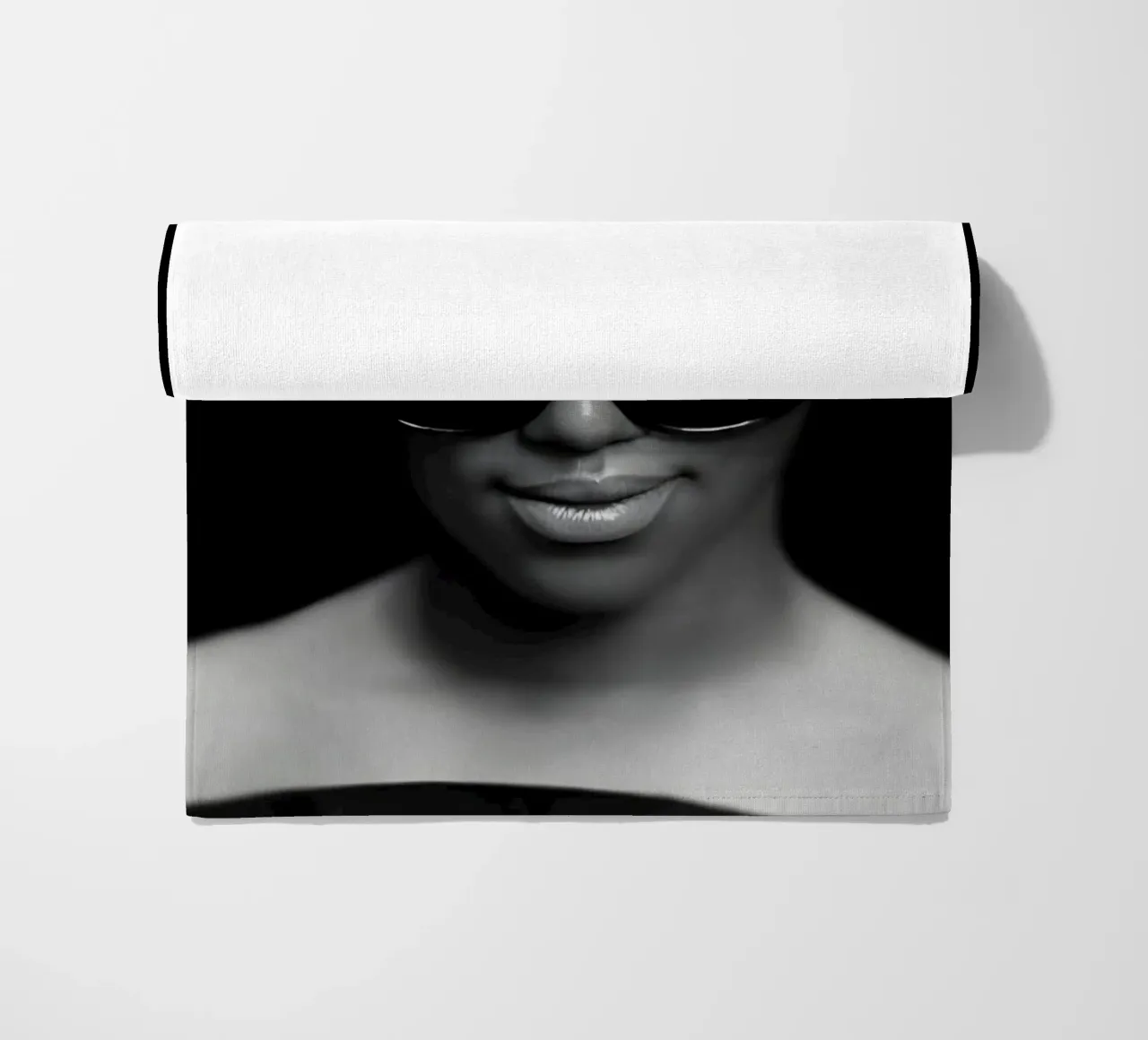 Aretha Franklin telo mare da Low poly art