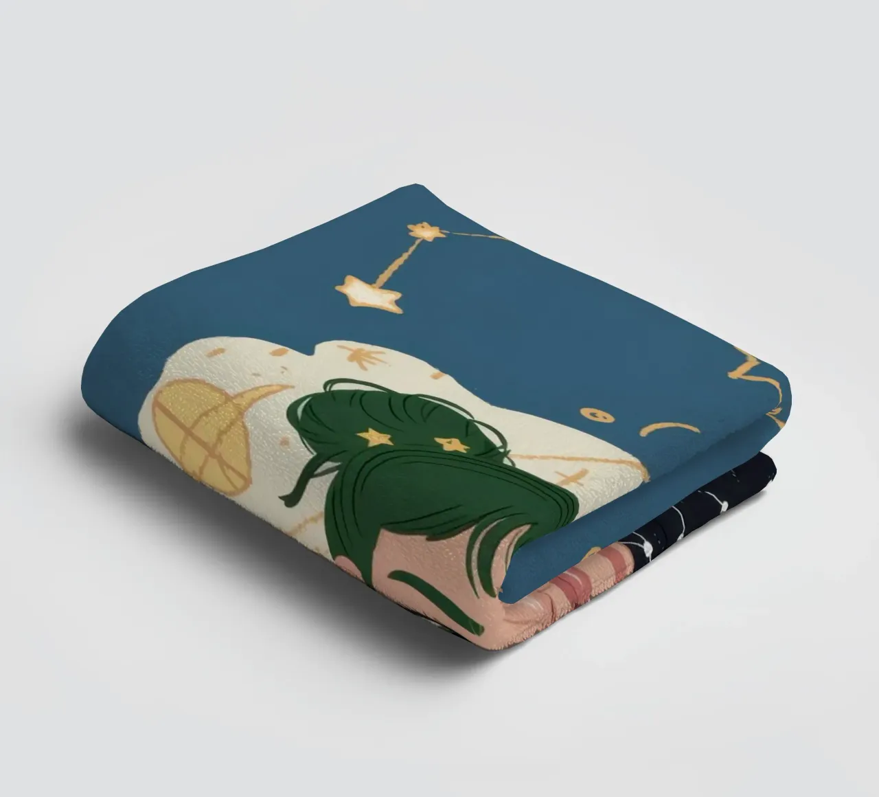 Celestial Hair Goddess towel by Marigold Tiga