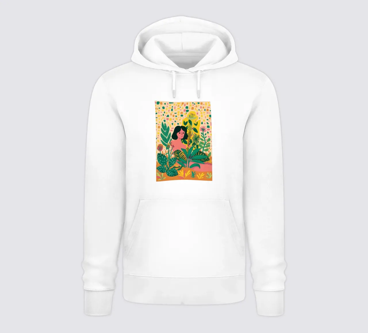 Abstract Floral Mindscape hoodie by Pale Aura