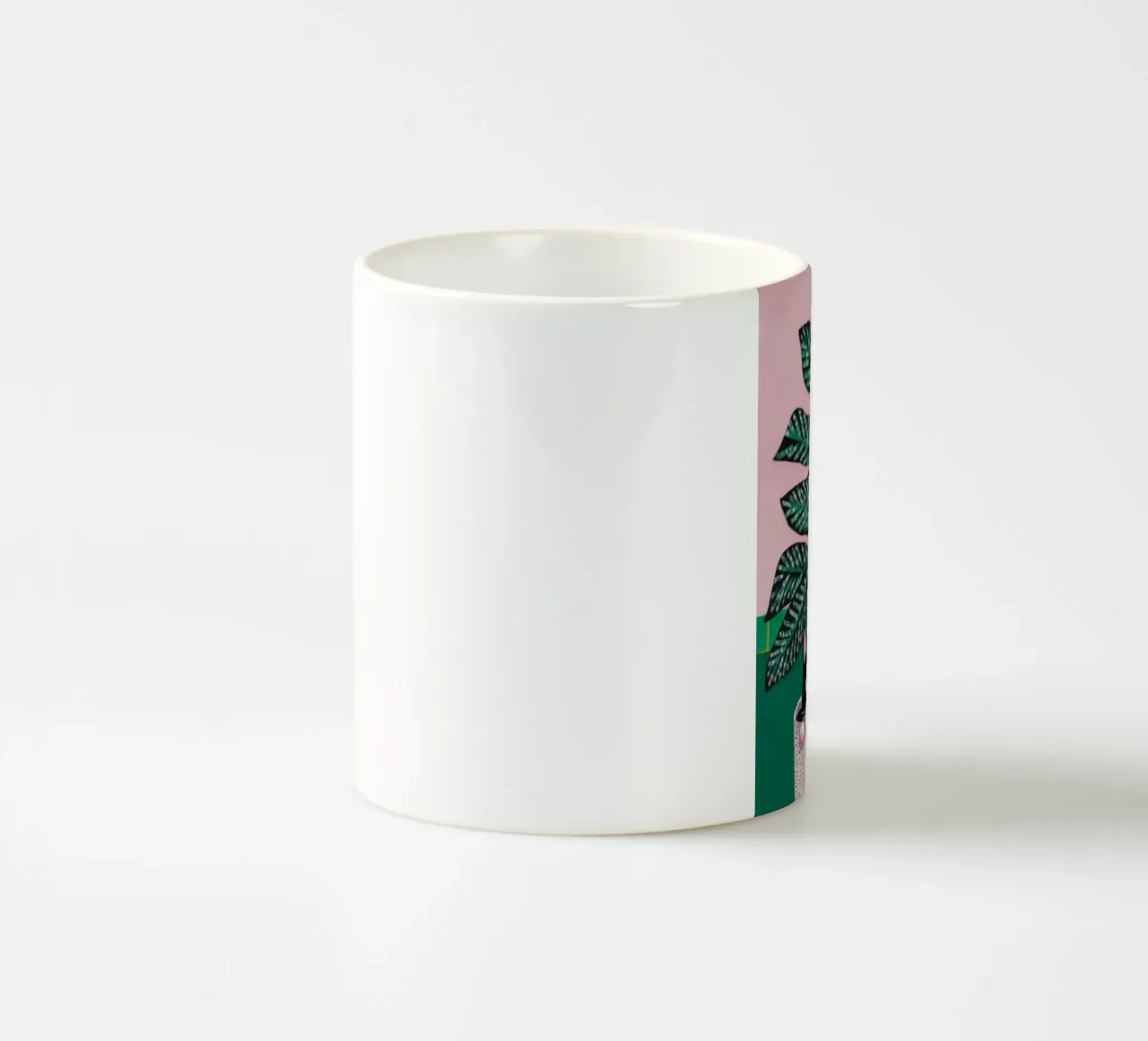 Piante da pavimento a scacchiera tazza in ceramica da Stone Decade