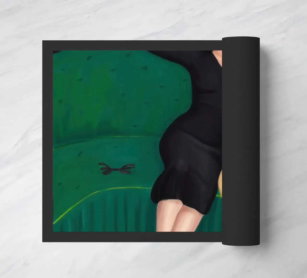 Soirée con pavimento a scacchi zerbino da Sentinel Glow