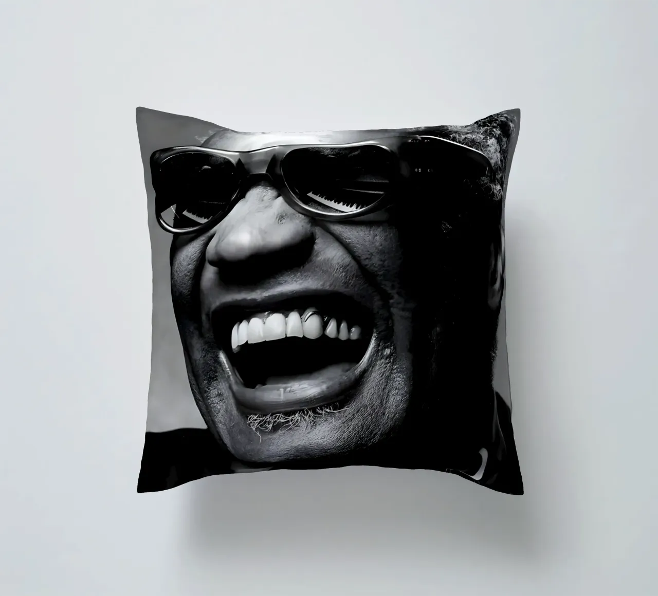 Ray Charles cuscino da Low poly art