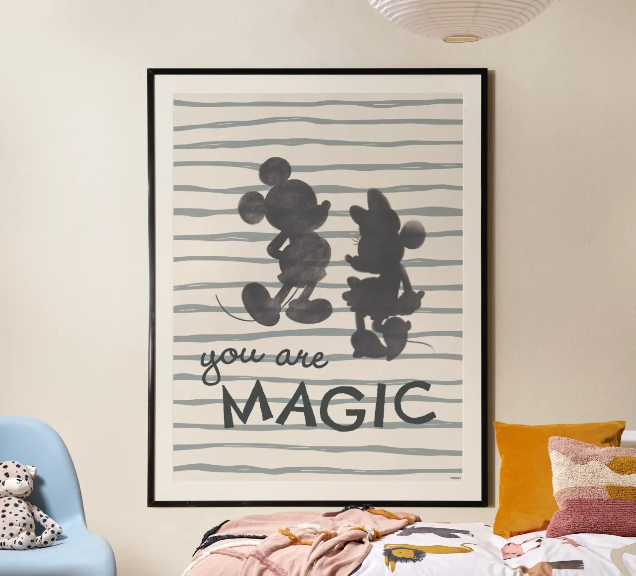you are MAGIC poster with aluminum frame by Mickey Mouse