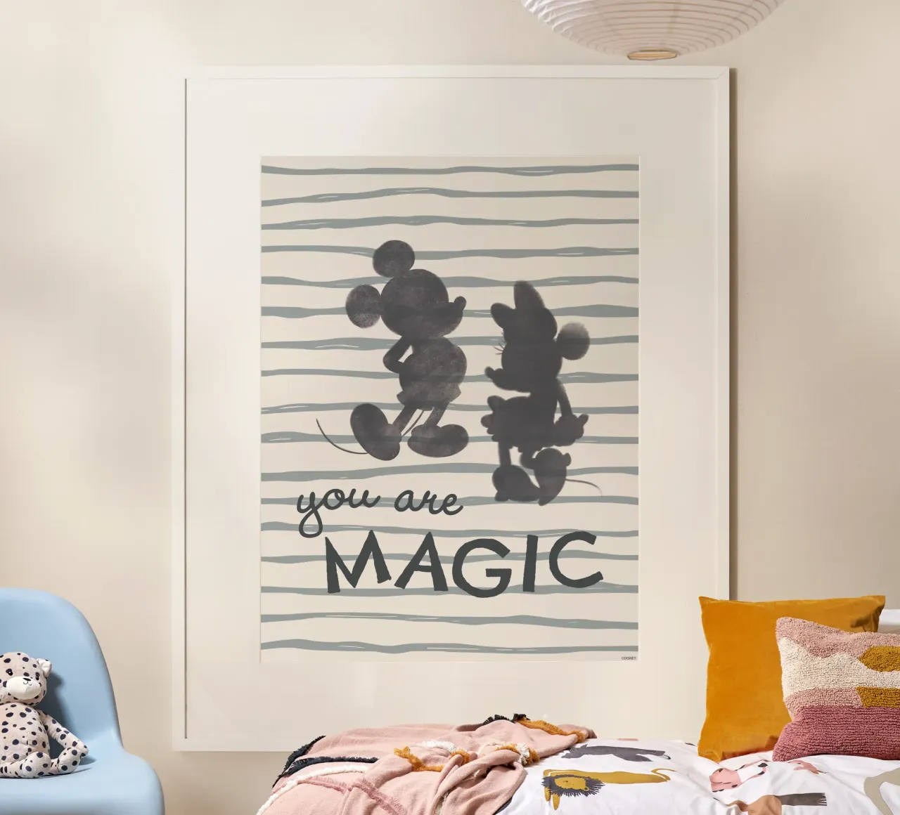 you are MAGIC poster with aluminum frame by Mickey Mouse
