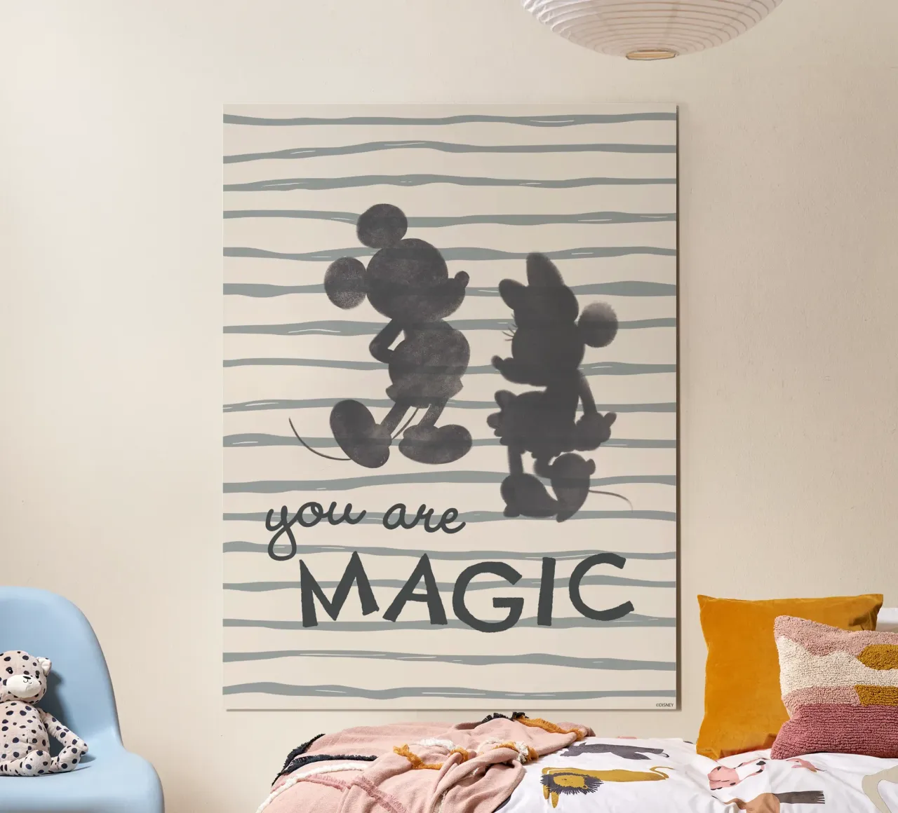 you are MAGIC poster with aluminum frame by Mickey Mouse