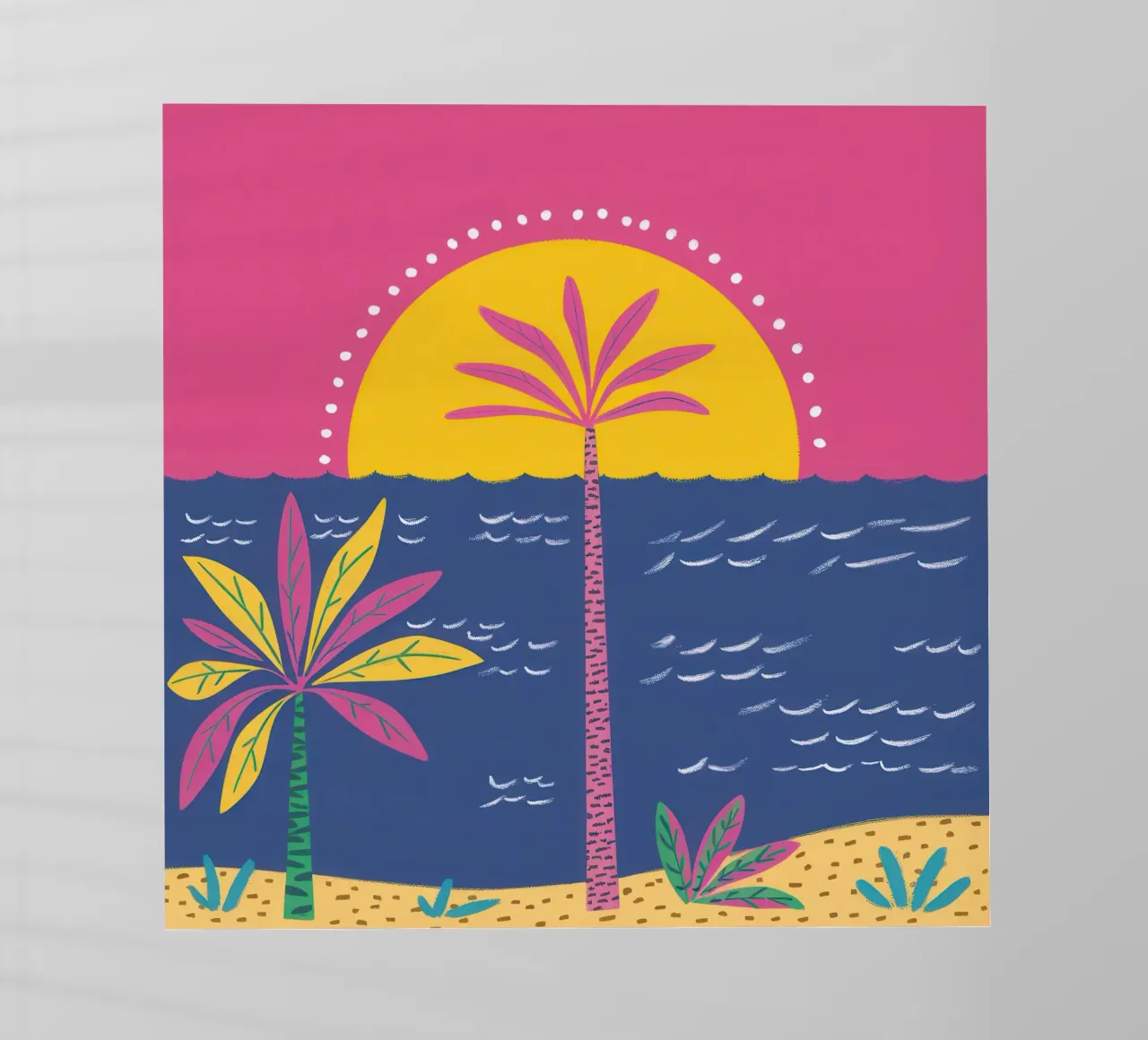 Spiaggia Tropical Sunset pellicola backlit da Sentinel Glow