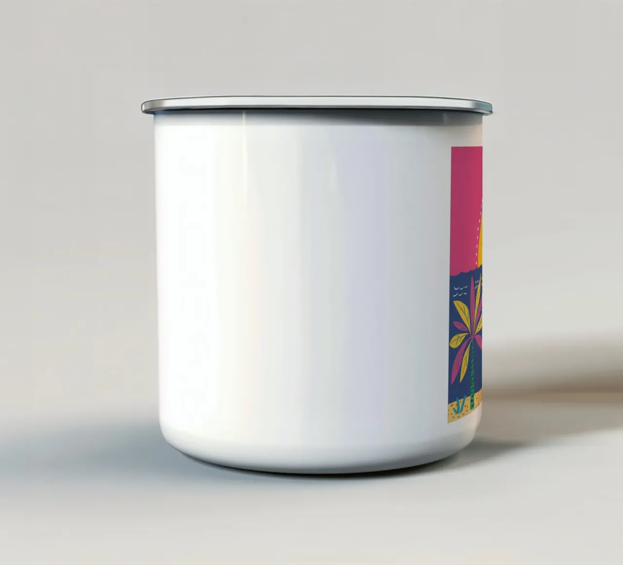 Spiaggia Tropical Sunset tazza in smalto da Sentinel Glow