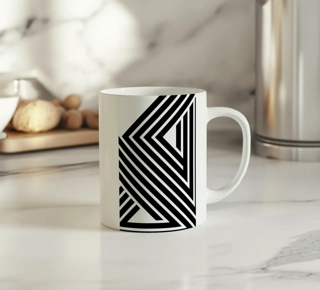 Starlines 1 ceramic mug by Three Of The Possessed