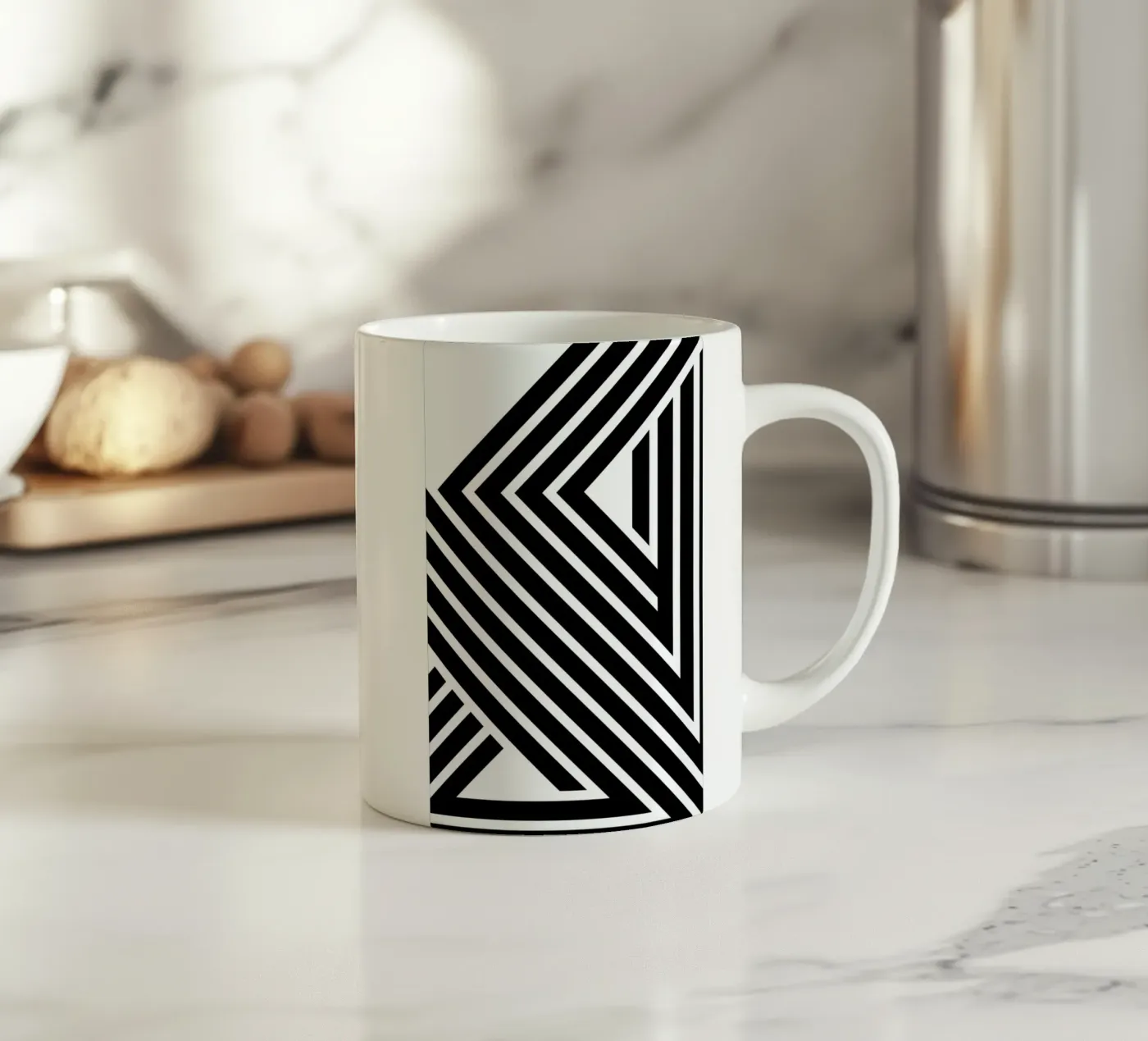 Starlines 1 ceramic mug by Three Of The Possessed