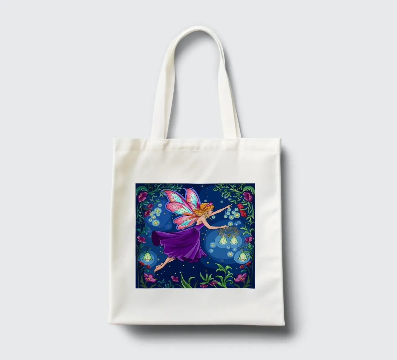 Starry Fairy tote bag by Fanya Art