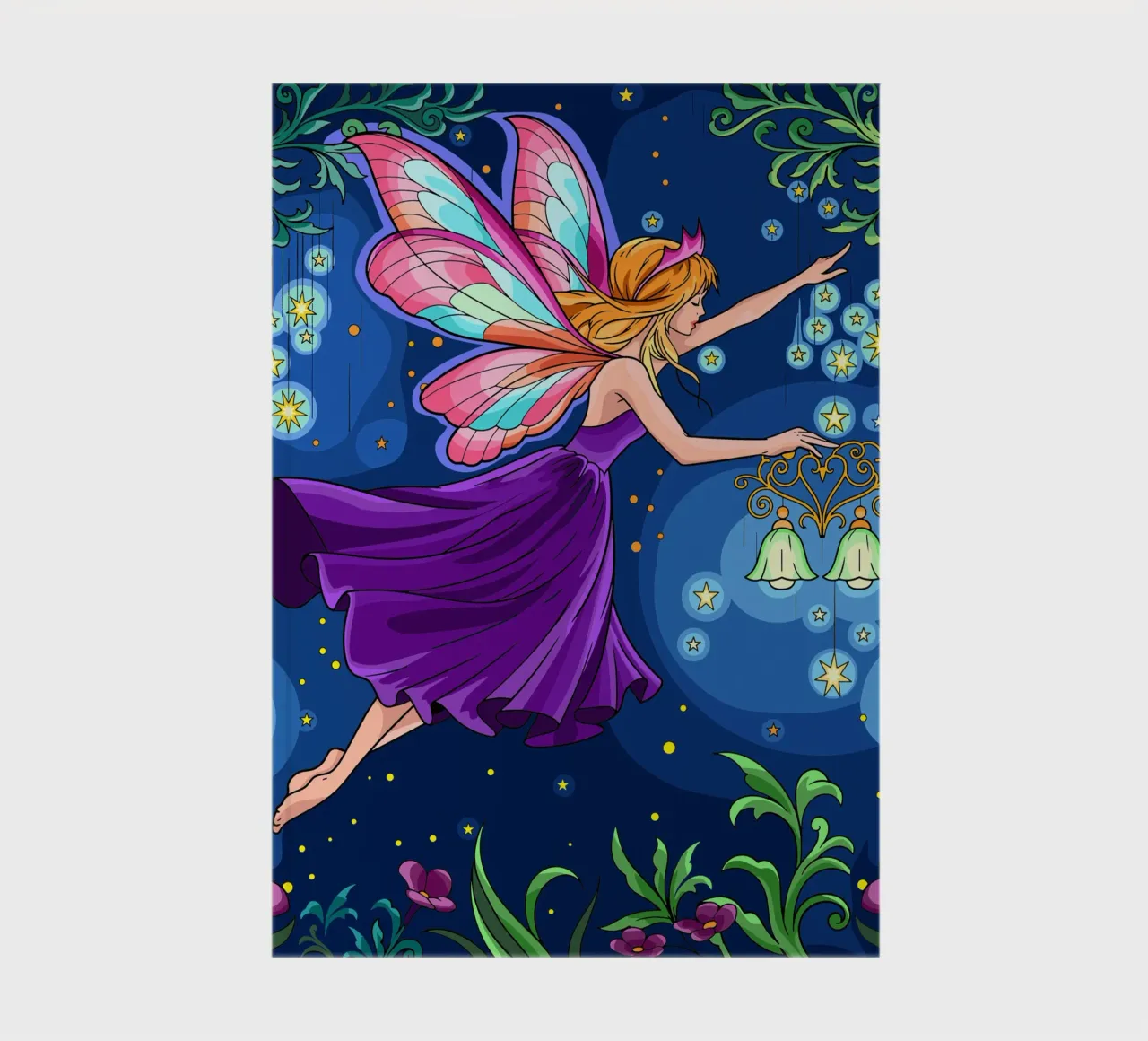 Starry Fairy notebook by Fanya Art