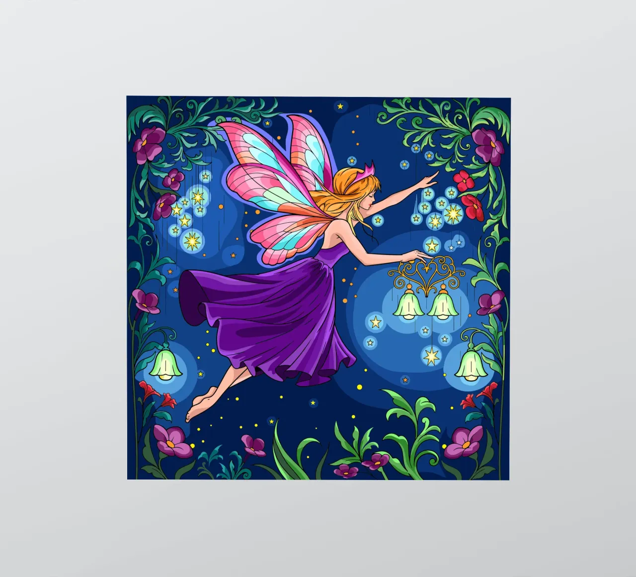 Starry Fairy sticker by Fanya Art