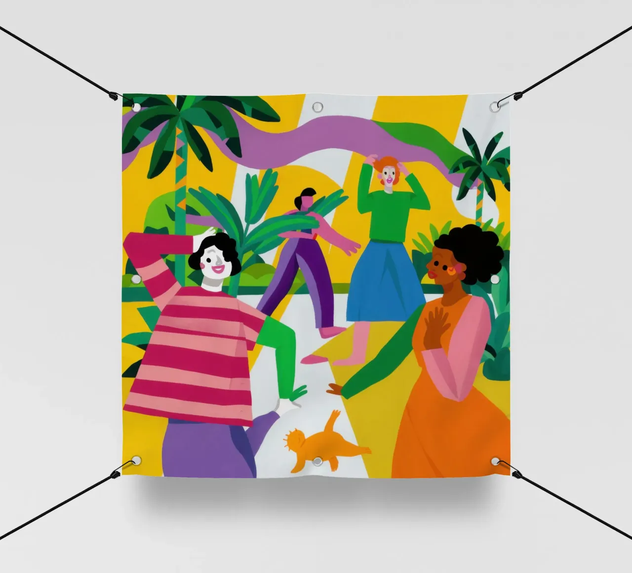 Friendship's Joyful Dance pvc cover by Marigold Tiga