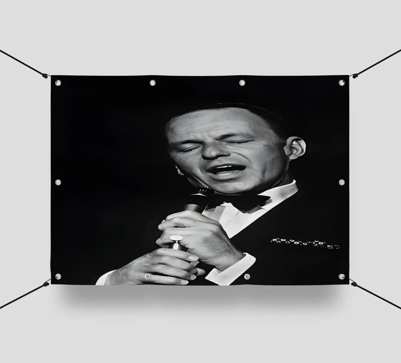 Frank Sinatra telo in pvc da Low poly art