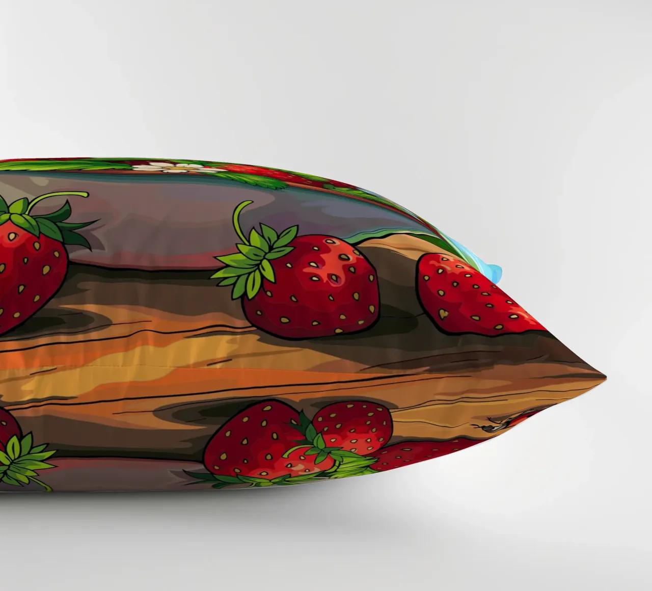 Raccolta di fragole cuscino da Fanya Art