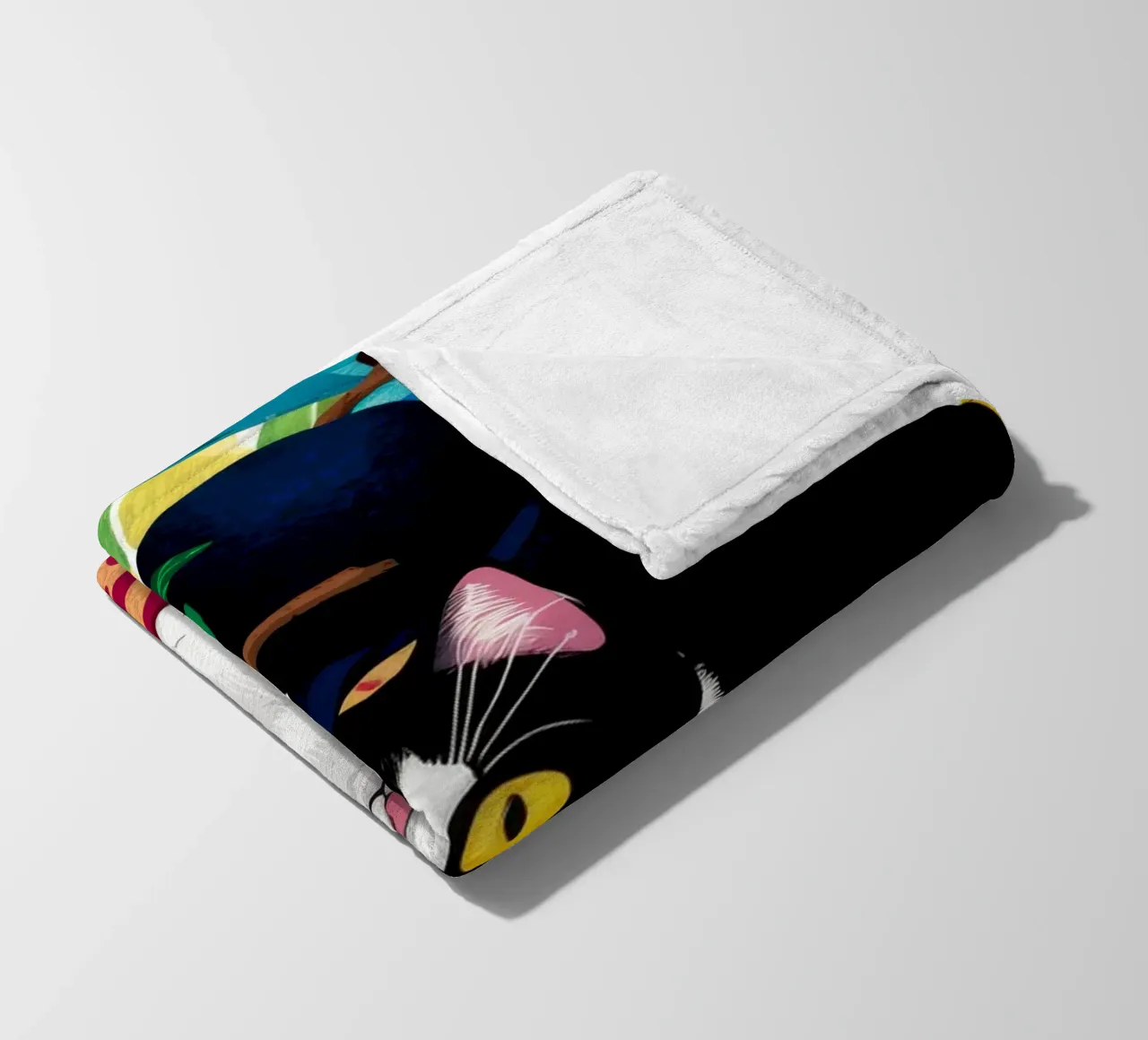I limoni di Dapper Cat coperta in pile da Stone Decade