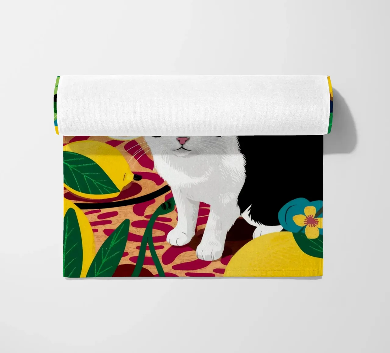 I limoni di Dapper Cat telo mare da Stone Decade