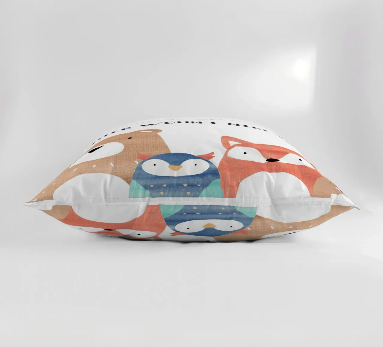 Waldfreunde mit Wunschname cuscino da BAINAI KIDS