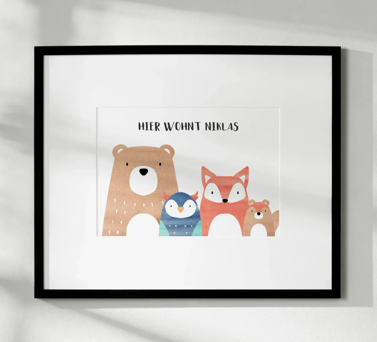 Waldfreunde mit Wunschname poster da BAINAI KIDS