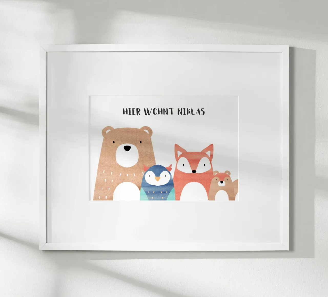 Waldfreunde mit Wunschname poster da BAINAI KIDS