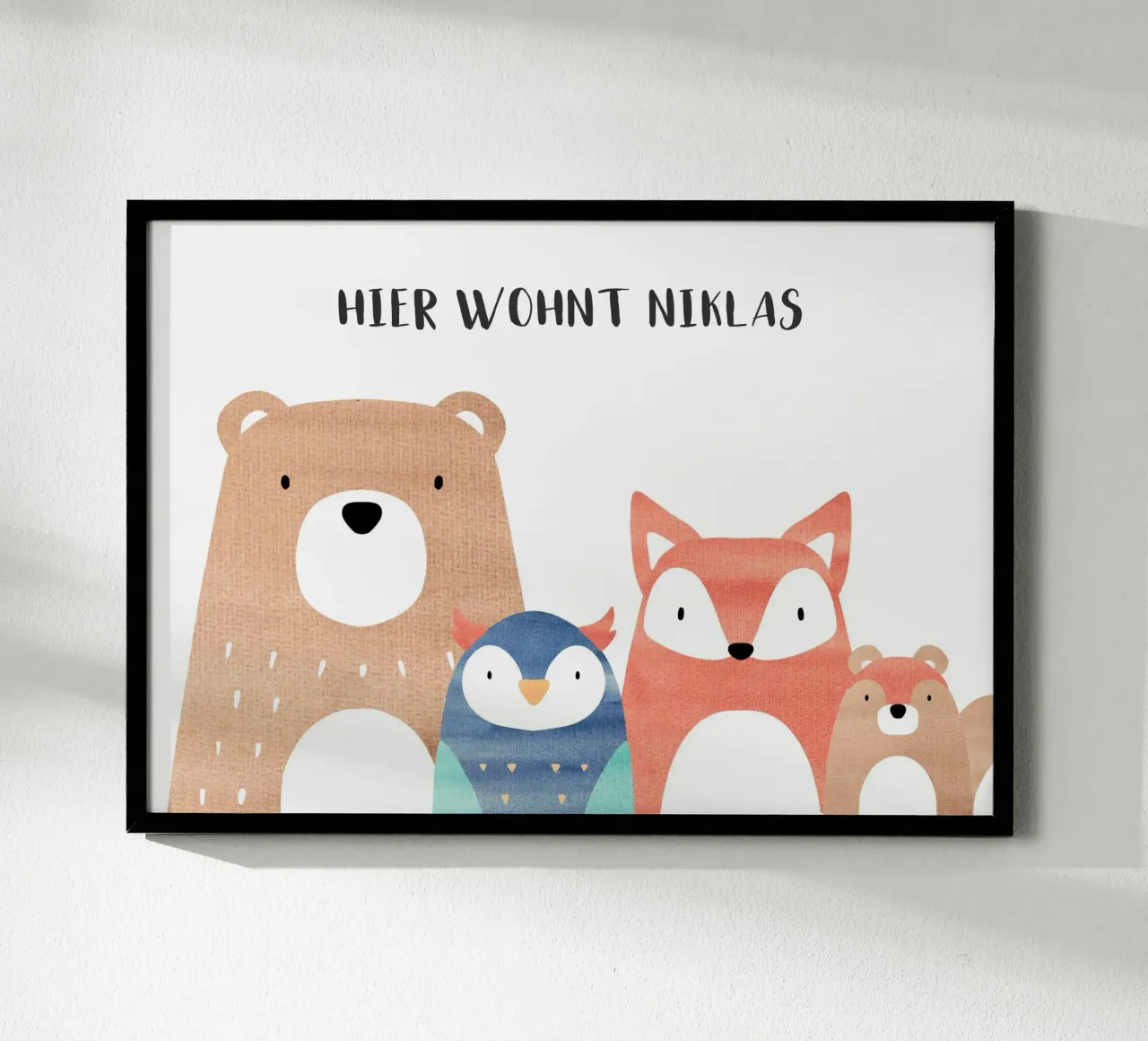 Waldfreunde mit Wunschname poster da BAINAI KIDS