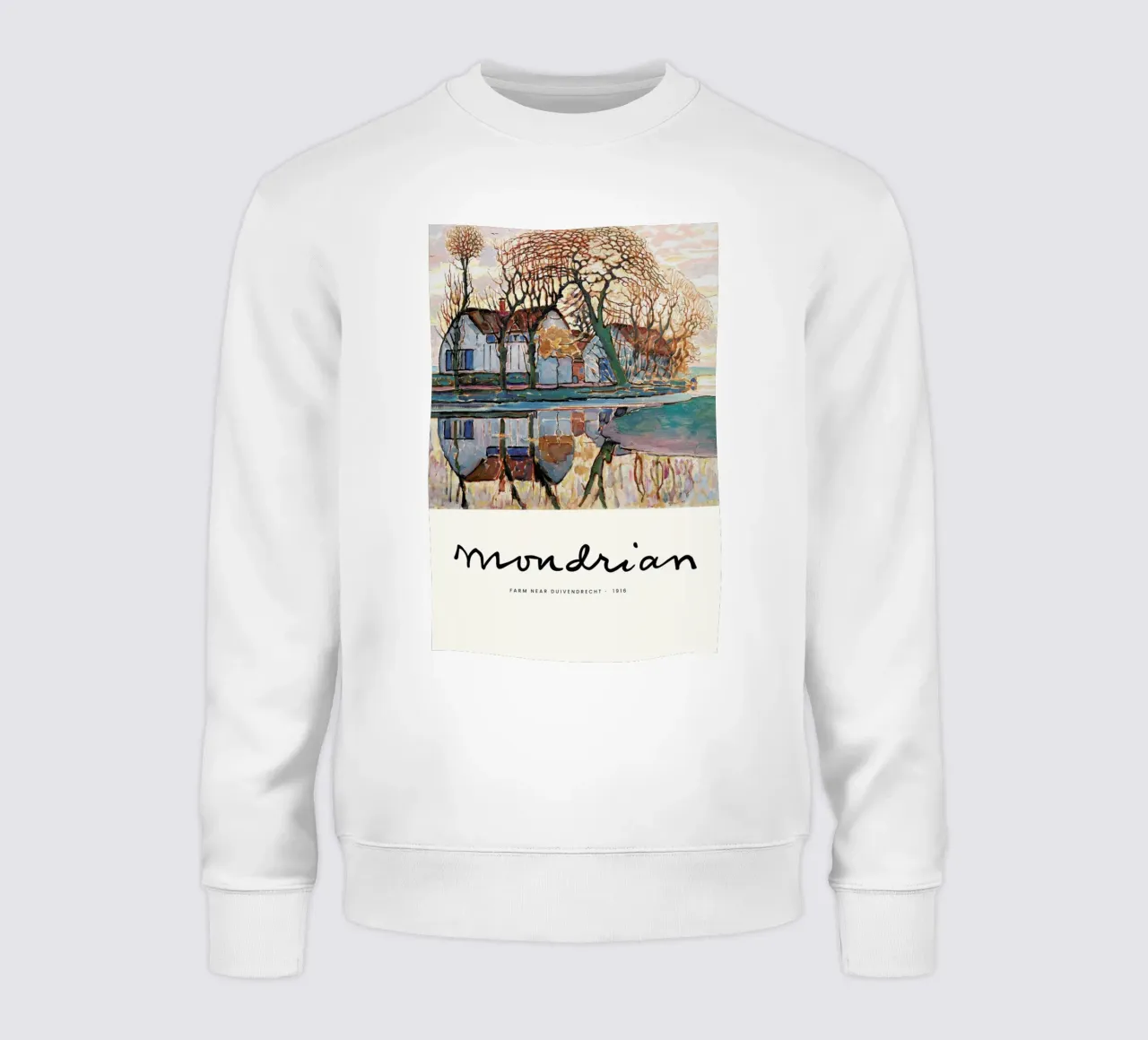 Mondrian – Signed Farm sweatshirt by Vintage by JUNIQE