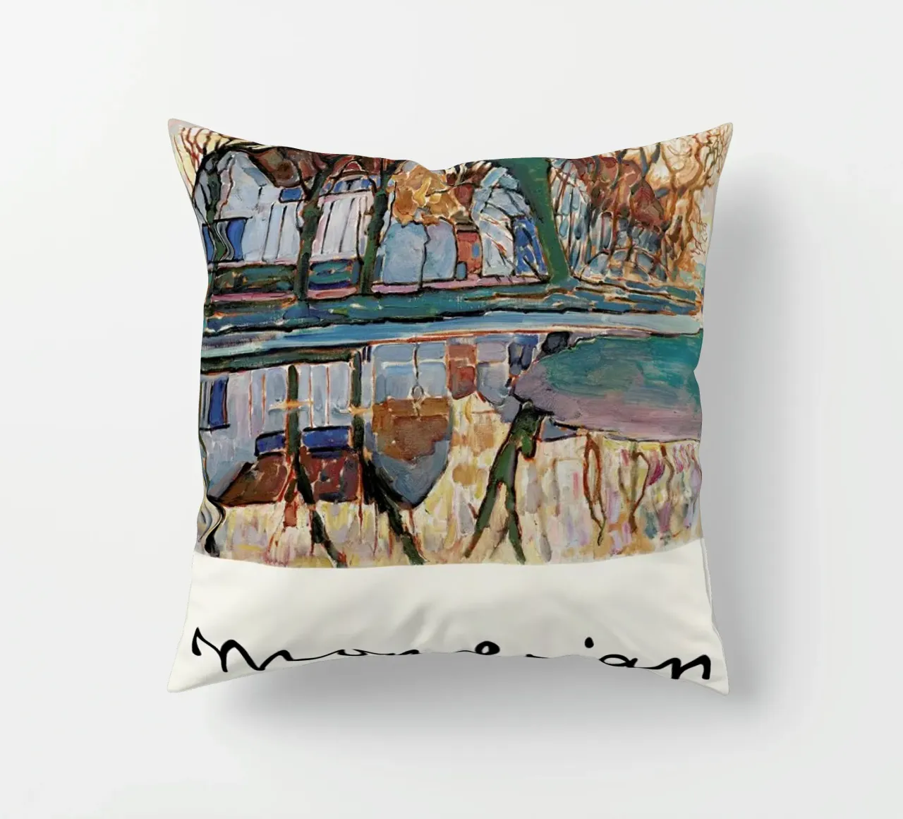 Mondrian – Signed Farm cuscino da Vintage by JUNIQE
