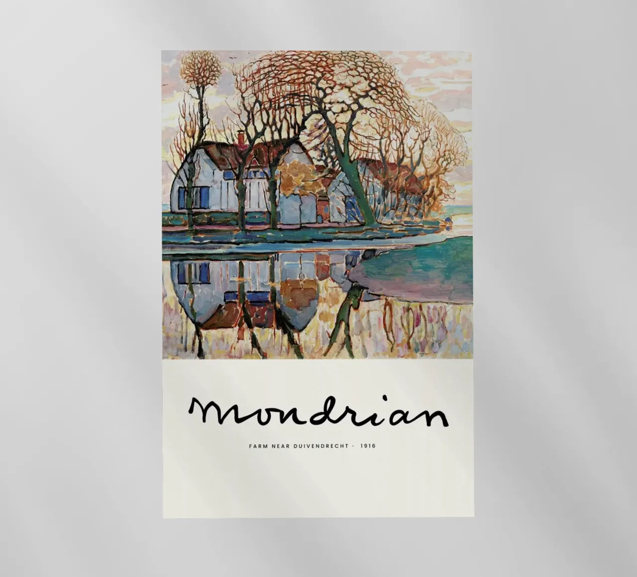 Mondrian – Signed Farm pellicola backlit da Vintage by JUNIQE