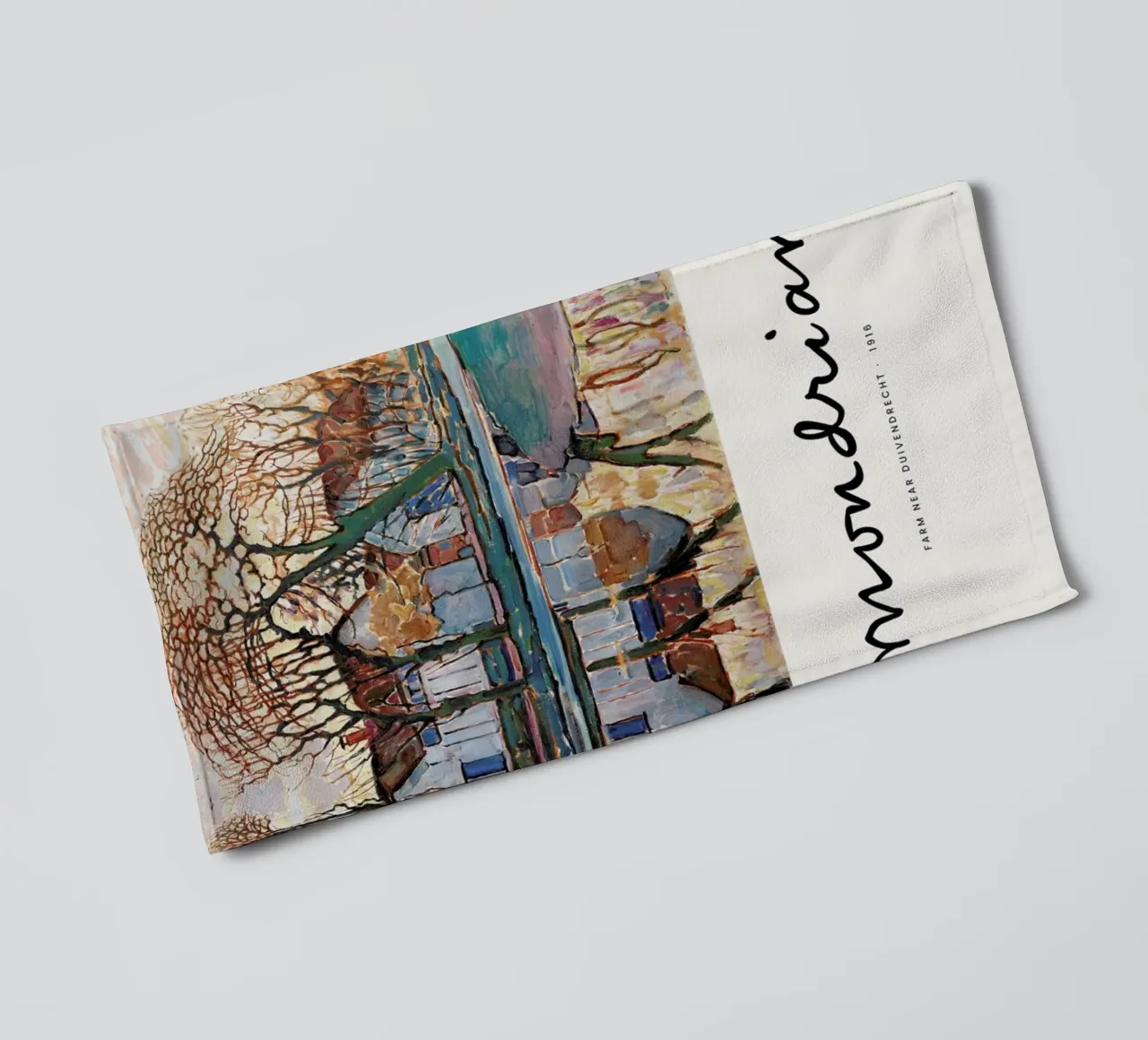 Mondrian – Signed Farm asciugamano da bagno da Vintage by JUNIQE