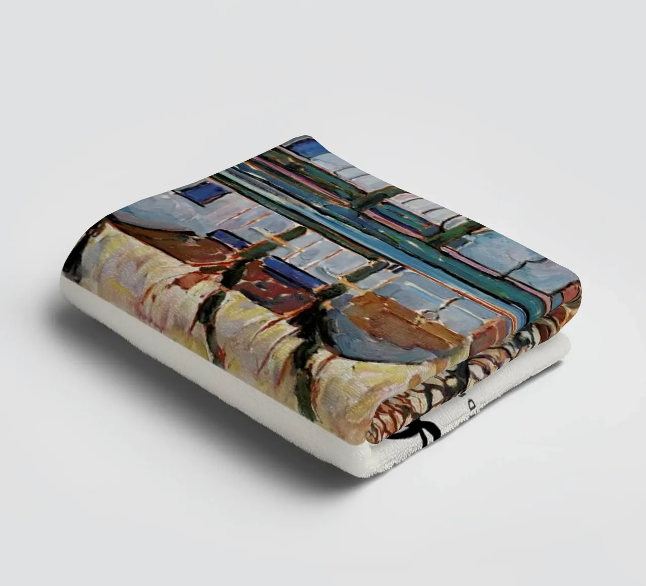 Mondrian – Signed Farm asciugamano da bagno da Vintage by JUNIQE