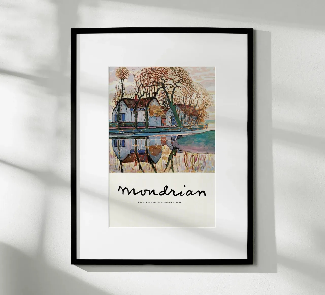 Mondrian – Signed Farm poster da Vintage by JUNIQE