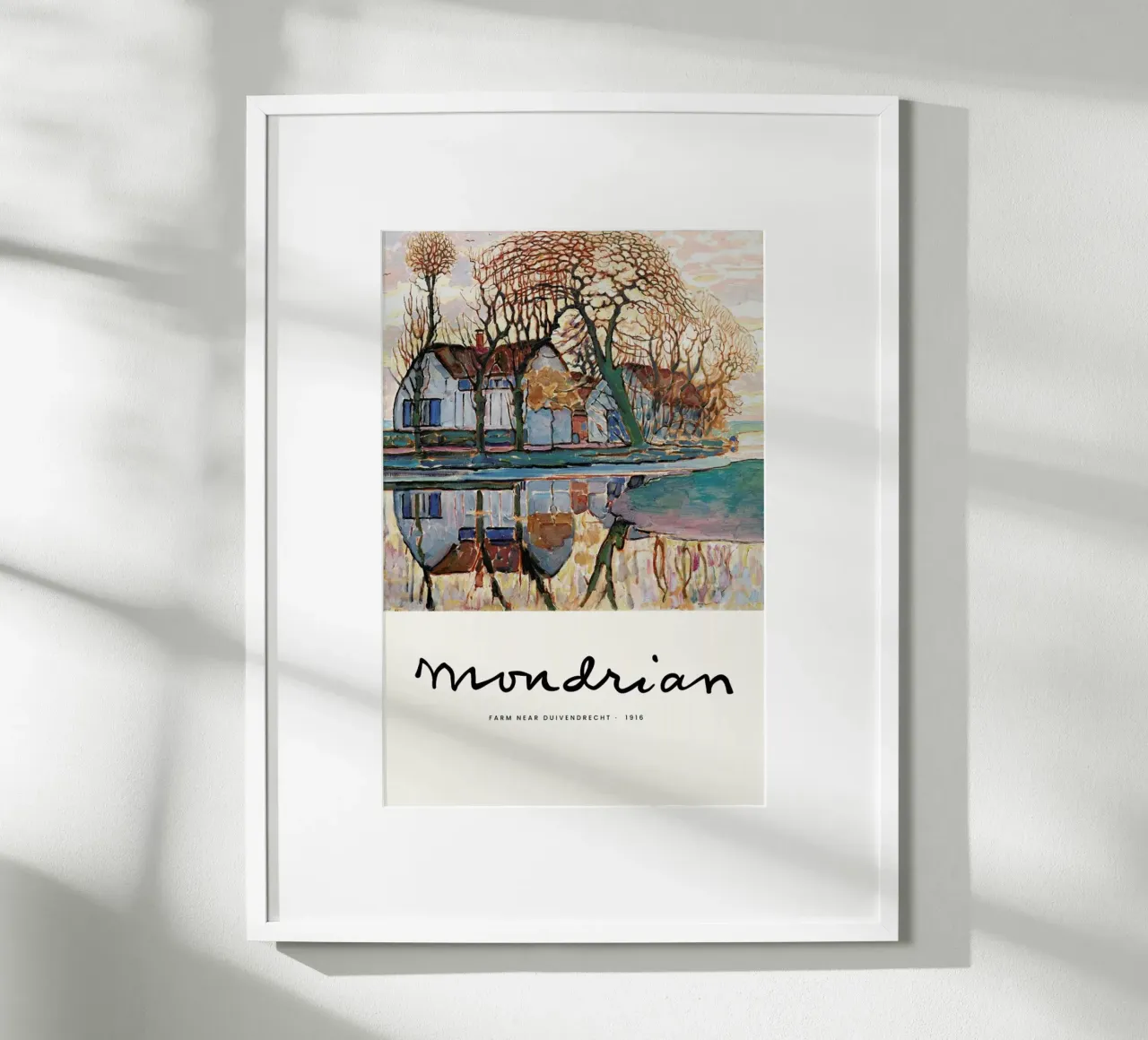 Mondrian – Signed Farm poster da Vintage by JUNIQE